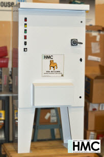 NEMA 3 R Top Mount Exhaust Fan with Front Door Filter. 2′ legs.